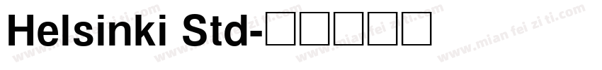 Helsinki Std字体转换